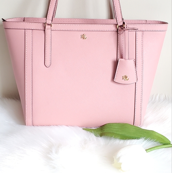 🎁Lauren Ralph Lauren Top Zip Tote - Picture 2 of 16